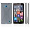 Θήκη Πλαστικό Πίσω Κάλυμμα για Nokia Lumia 640 Μαύρη Διάφανη (OEM)